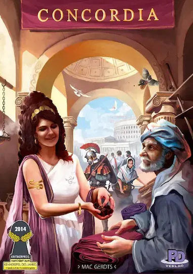 Brettspiel Concordia für 2-5 Spieler 13+ Jahre (EN) Pd Verlag