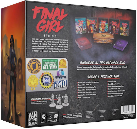 Επιτραπέζιο Παιχνίδι Final Girl: Ultimate Box (Series 3) για 1 Παίκτη 14+ Ετών (EN)