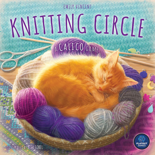 Board Game Knitting Circle for 1-4 Players 10+ Years Old (EN) Flatout Games