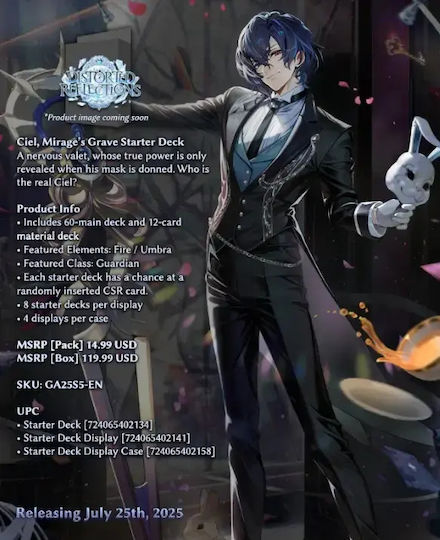 Grand Archive Tcg Ciel Mirage's Grave Starter Deck