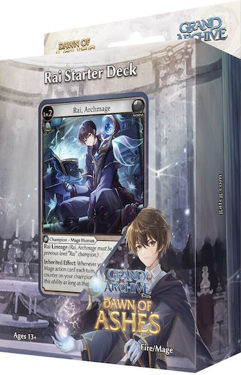 Theatre Communications Group Grand Archive Tcg: Dawn Of Ashes - Rai Starter Deck (EN)