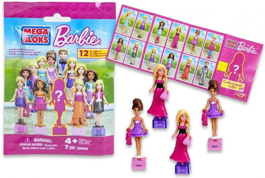 Mega Bloks Τουβλάκια Barbie για 4+ Ετών 7τμχ