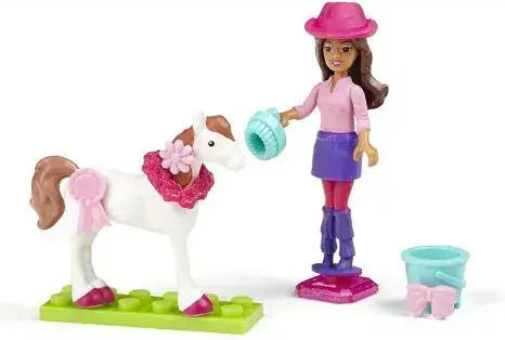Barbie Cuburi De Construit Pony Trainer Pentru 4+ Ani 15 Bucăți