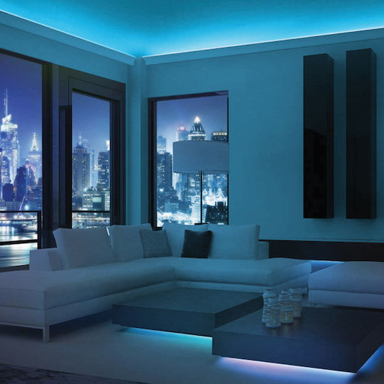 Alista Home Rezistent la apă Inteligent Bandă LED 12V RGB Lumină 10m Tip SMD5050 cu Telecomandă