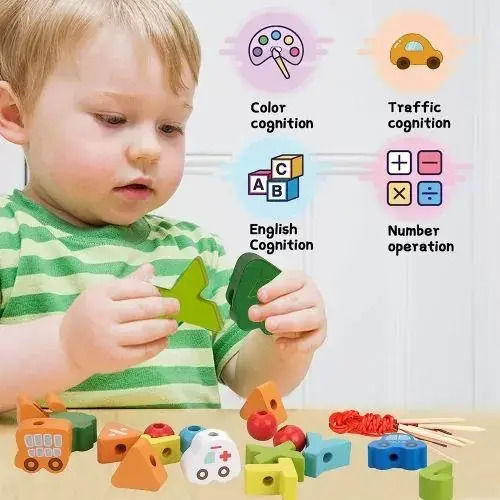 Chippo Монтесори Образователна Игра Букви и цифри от Дърво