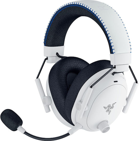 Razer BlackShark V3 Pro for PlayStation Wireless Over Ear Gaming Headset with Bluetooth / USB / 3.5mm Connectivity White for PS4 / PS5 / PC