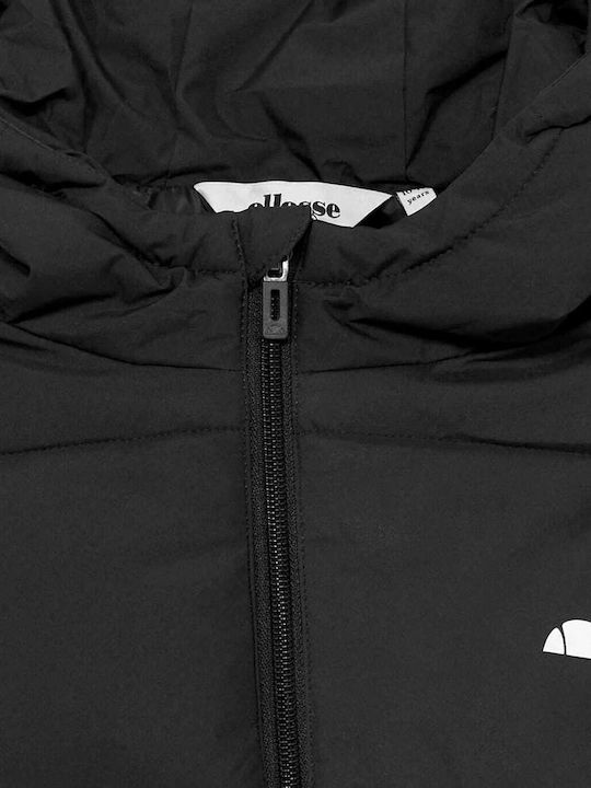 Kinder Steppjacke mit Futter & Kapuze Black