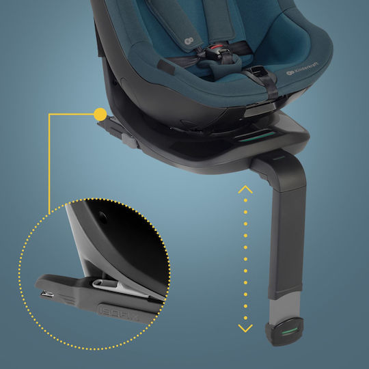 Kinderkraft I-Guard Pro Scaun Auto pentru Copii i-Size cu Isofix Grafit negru