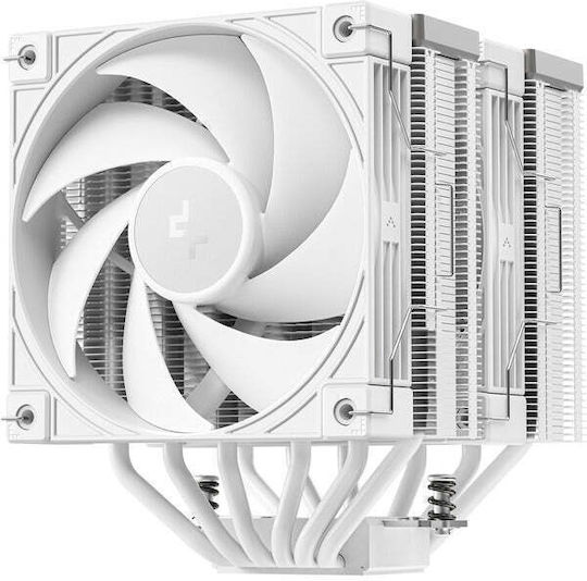 Deepcool AK620 G2 Охладител за ЦПУ Двойен вентилатор за Socket /A/M/4/A/M/5/1/2/0/0/1/1/5/x/1/7/0/0/ Бял