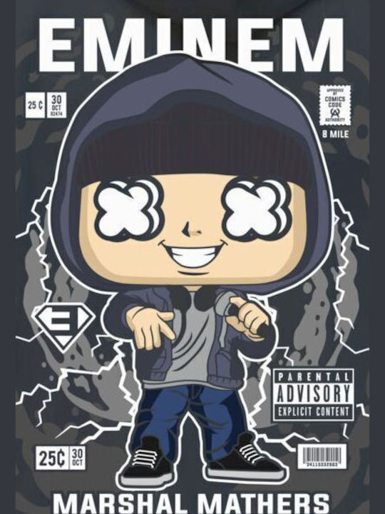 Hoodie Eminem 8 Mile Pop Culture Black Hoodie Eminem 8 Mile Pop Culture Black
