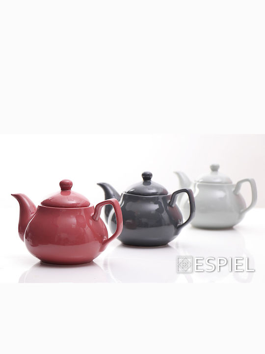 Espiel Essentials Σετ Τσαγιού Κεραμικό Γκρι 850ml 2τμχ
