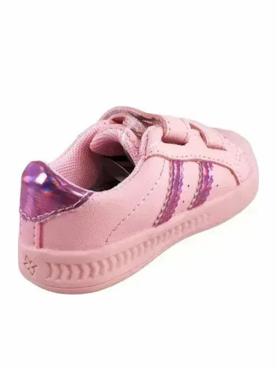 Παιδικά Sneakers με Σκρατς Ροζ