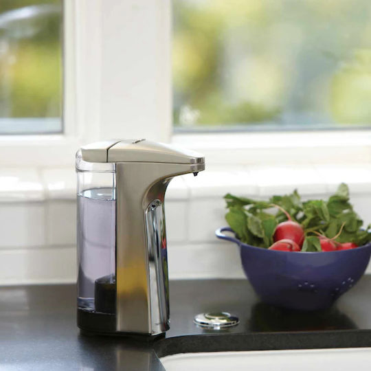Simplehuman Metallischer Spender mit Automatischem Dispenser Silber 237ml