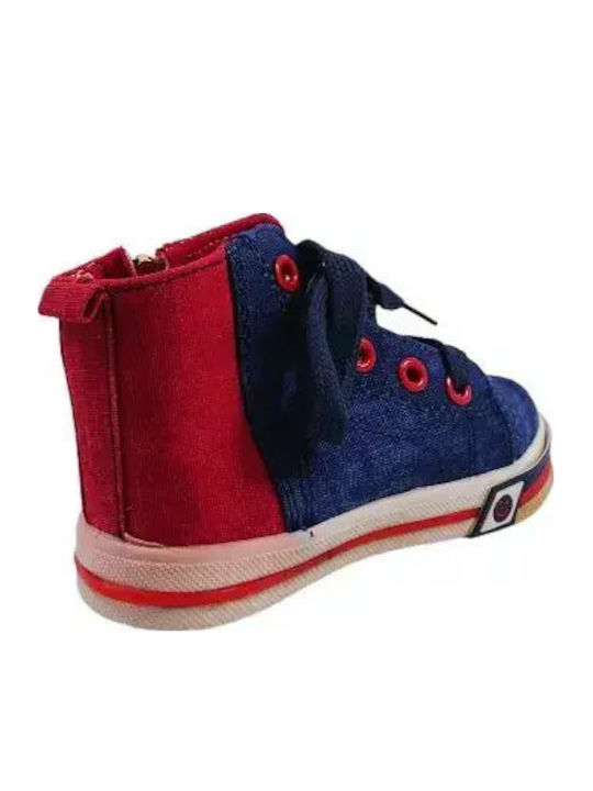Kinder Sneakers Hoch Blau