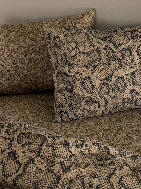 Palamaiki Flannel Beauty Fb0243 Σετ Σεντόνια Μονά με Λάστιχο 110x200+32εκ. Fb0243 (3τμχ)