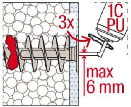 fischer Fid Ii Plus Oops Plastic 8x80mm
