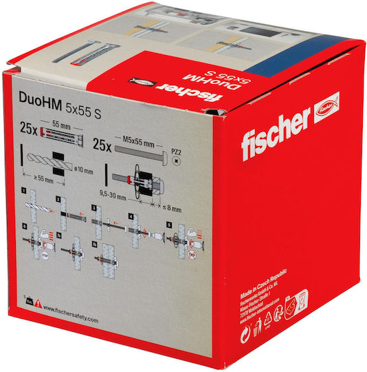 fischer Улей Пластмаса 5x55мм 25бр