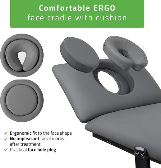 Habys Fortis 4 ERGO Gray Massage and Physiotherapy Bed 192x68cm