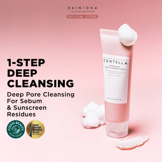 Skin1004 Poremizing Αφρός Καθαρισμού Προσώπου για Έλεγχο λιπαρότητας & Ενυδατική δράση 125ml