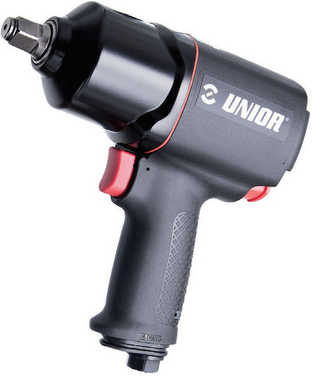 Unior 1566 Air Impact Wrench 1/2 Square Drive with Maximum Torque 124.71 kgm