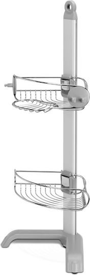 Simplehuman Ecke Boden Badezimmerregal Metallisch