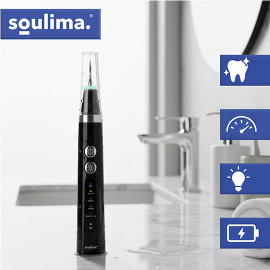 Portable Teeth Cleaning Device Rechargeable 5 Functions 3.5x18.8 Cm Soulima