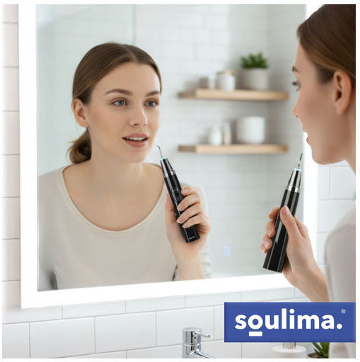 Portable Teeth Cleaning Device Rechargeable 5 Functions 3.5x18.8 Cm Soulima