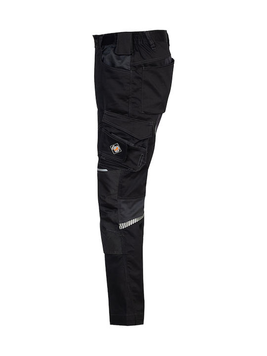 Stenso Revolt 4stretch Arbeitshose Schwarz