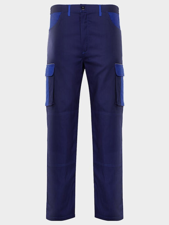 Stenso Asimo Reflektierend Arbeitshose Blau aus Baumwolle