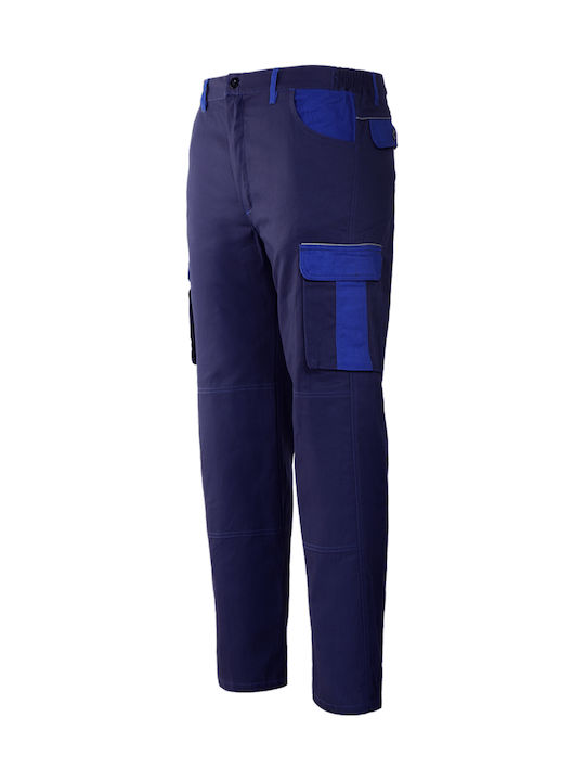 Stenso Asimo Reflektierend Arbeitshose Blau aus Baumwolle