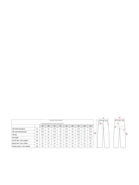 Stenso Collins Reflectorizant Pantaloni de Lucru Galben
