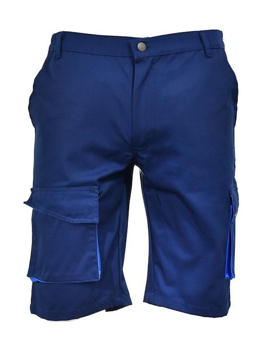 Axon Top Work Shorts Blue