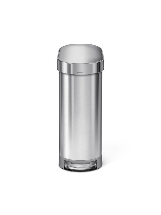 Simplehuman Abfalleimer Abfall Metallisch mit Pedal 45Es 1Stück