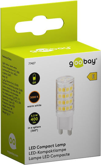 Goobay LED-Lampe 3.5W für Fassung G9 Warmes Weiß 400lm