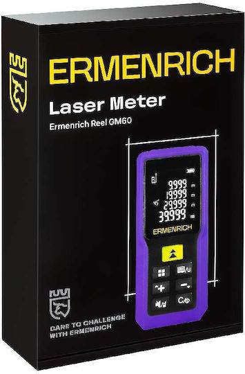Ermenrich Laser Distance Meter PRO GM60 with Range up to 60m