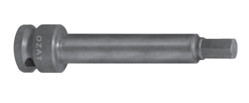 1/2 Impact Socket External Hex Profile One Piece 150 Mm Size 8