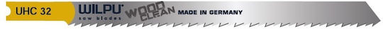 Uhc 32 Hcs Cv Blade Vertical Saw U-Shank Jig Saw Blades Suitable For Wood Dim 132 X 7.8 X 1.27 Mm 04120 00005