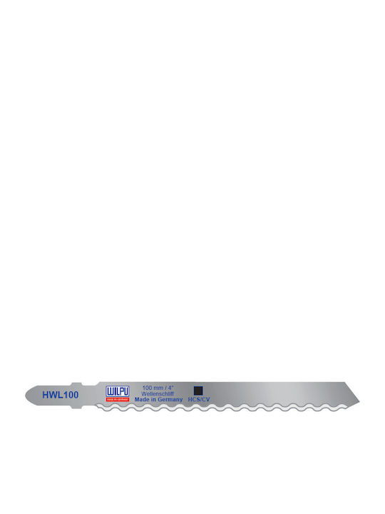 Lama Fierăstrău Verticală Hwl 100 Hcs Cv Coadă T Cauciuc Piele 5 Bucăți Dim 100 X 9.7 X 1.27 Mm