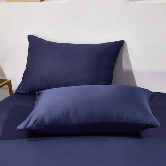 My Home Luxury Navy Υπέρδιπλο 160x200+30εκ. με Λάστιχο Navy Blue My Home Luxury Navy Υπέρδιπλο 160x200+30εκ. με Λάστιχο Navy Blue