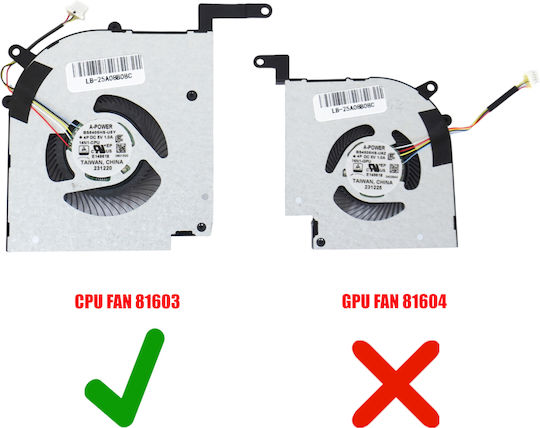 Laptop Fan Cpu Cooling Fan Msi Prestige 14 Ai Evo C1mg Ms-14n1 14n1-cpu Bs5405hs-u5y Bs5405hs-u6z 5pin Code 81603