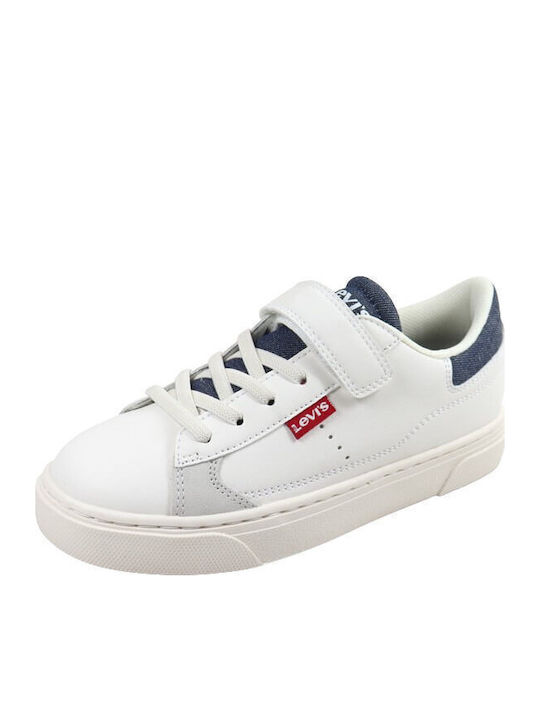Bryson Παιδικά Sneakers με Σκρατς Λευκά