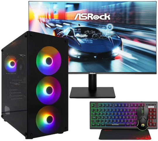 Vengeance Genesis-V67 Desktop PC (Ryzen 7-5700X/32GB DDR4/1TB SSD/Radeon RX 6400/No OS)