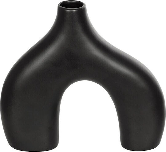 GloboStar Decorative Vase Toledo Black 6x27x24cm