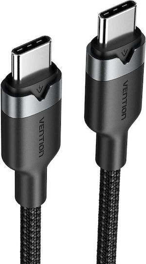 Vention USB 2.0 Kabel USB-C männlich - USB-C 60W Power Delivery Schwarz 2m TRDBH