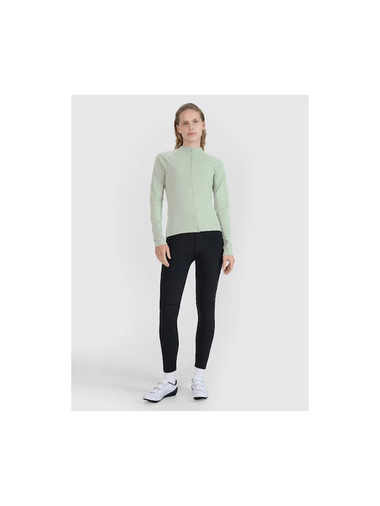 4F Cycling Windbreaker Jacket Long sleeve Green