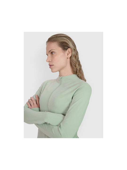 4F Cycling Windbreaker Jacket Long sleeve Green