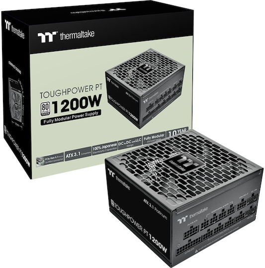 Thermaltake Toughpower PT 1200W Black Computer Power Supply Full Modular 80 Plus Platinum