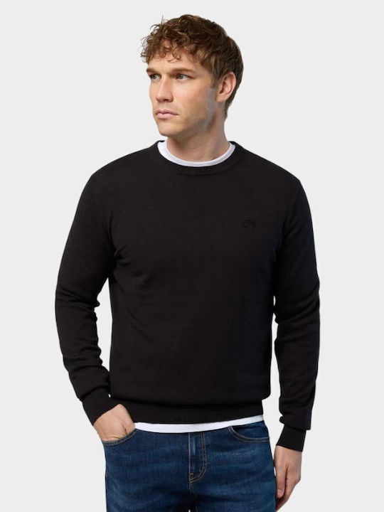 Langarm-Pullover Schwarz