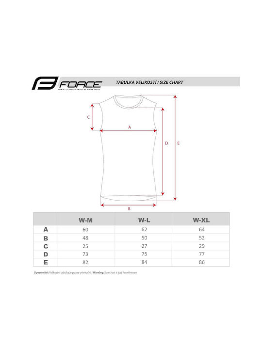 Force V48 Cycling Windbreaker Jacket Sleeveless Yellow