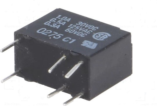 Dpdt Solenoid Relay Inductors 5vdc 0.5a/125vac G6s-2f 5vdc